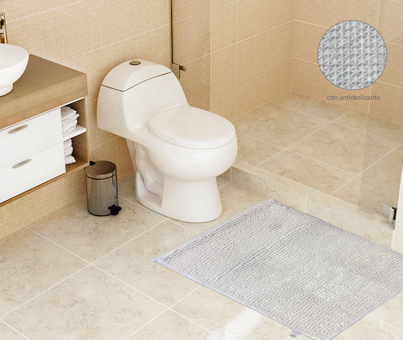 ALFOMBRA DOHLER HOME CLASS CHENILLE 40*60 - BLANCO