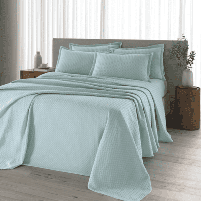 COLCHA DOHLER PROVENCA TWIN - VERDE AGUA