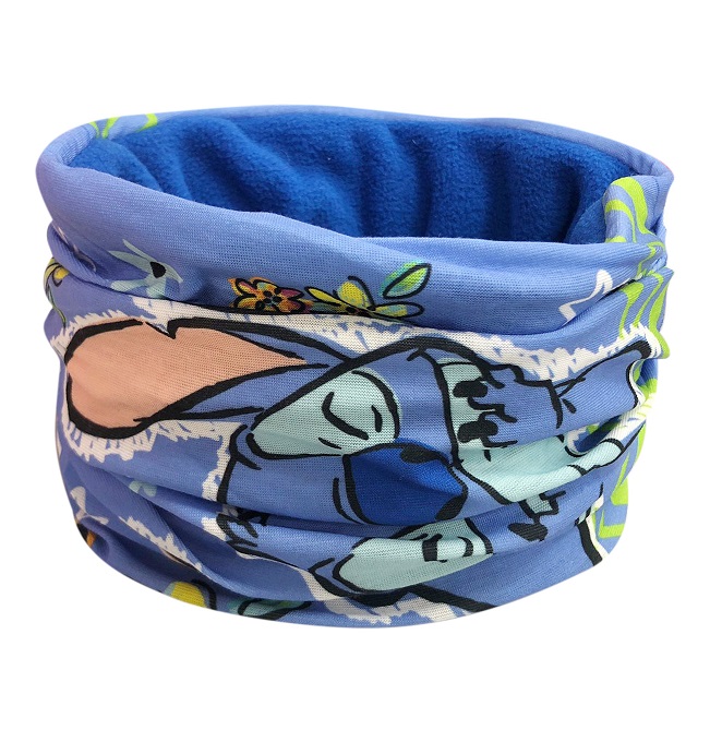 CUELLO POLAR STITCH CELESTE