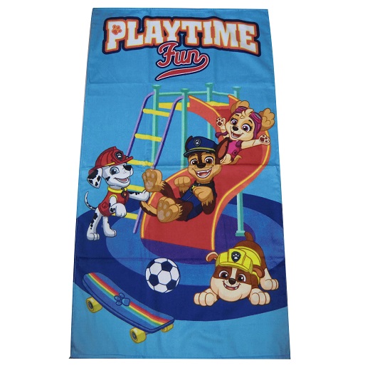 PLAYERA VELOUR 70*130 V PAW PATROL - AZUL