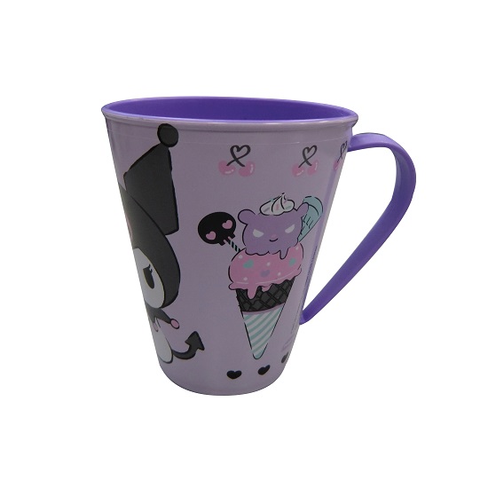 TAZA 360 ML CONICA KUROMI